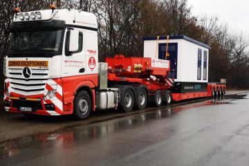 Schwerlasttransport - Transporte - Transport Maschinen - Überführung - Hüffermann